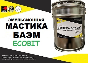 Кровельная мастика БАЭМ Ecobit ТУ 67-06-30-91 битумно-асбестовая 